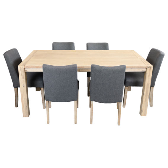 Nelson 7PC 180cm Rec Dining Set Nelson 7PC 180cm Rec Dining Set