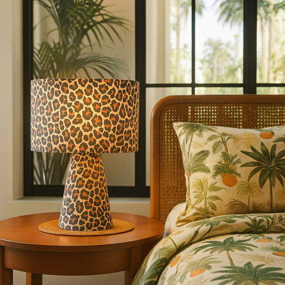 Momo Table Lamp - Leopard