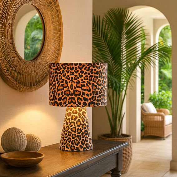 Momo Table Lamp - Leopard Momo Table Lamp - Leopard