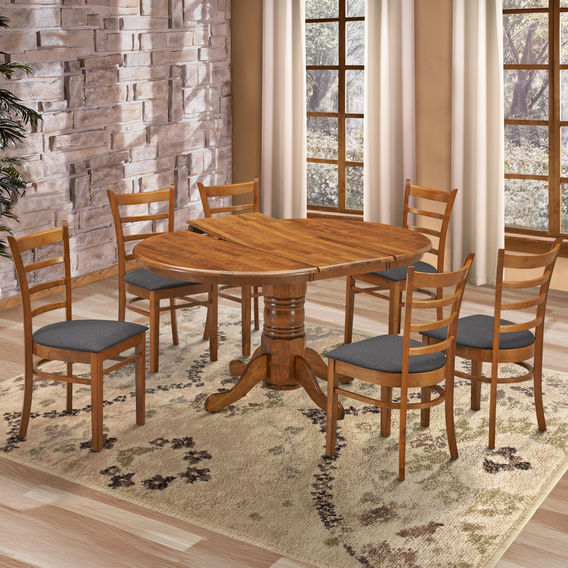 Mackay 7Pc Extension Dining Set
