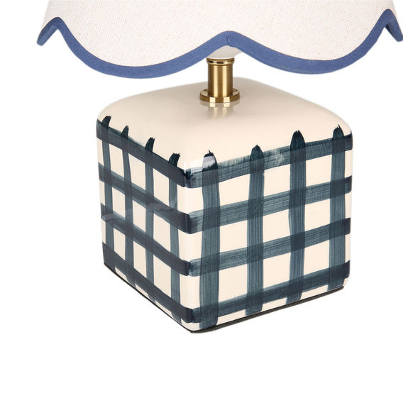 Romy Ceramic Table Lamp - Blue