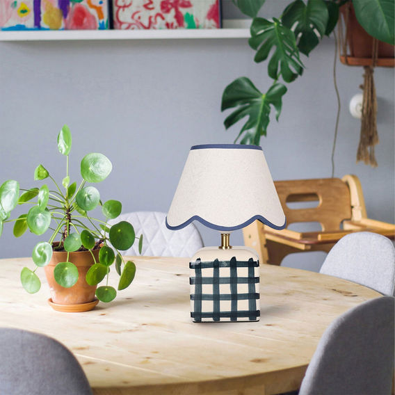 Romy Ceramic Table Lamp - Blue