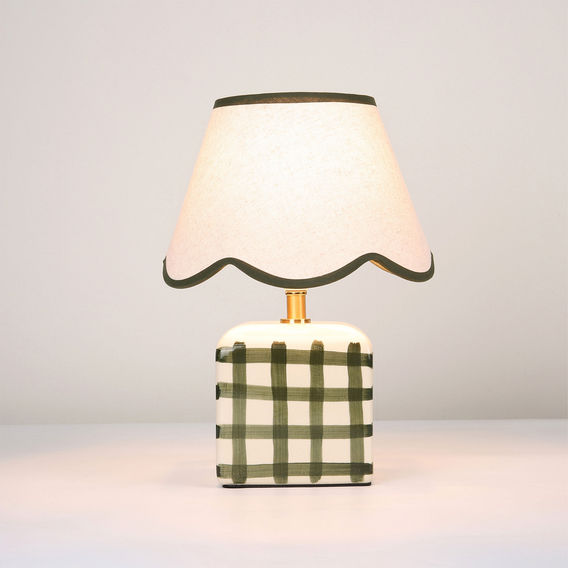 Romy Ceramic Table Lamp - Green
