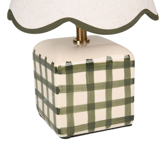 Romy Ceramic Table Lamp - Green