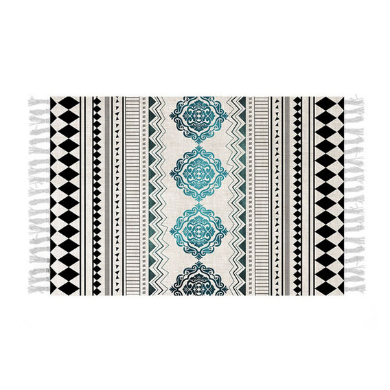 SOGA 90cm Boho Design Rug SOGA 90cm Boho Design Rug