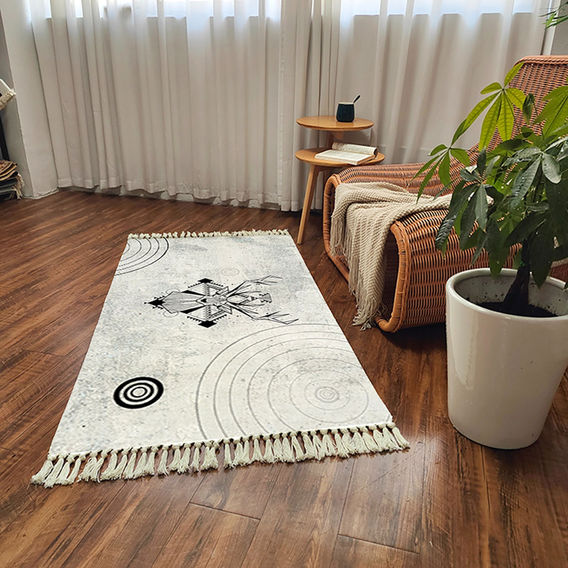 SOGA 90cm Minimalist Design Rug SOGA 90cm Minimalist Design Rug