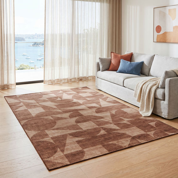 Revive Tino Brown Rug - M 270x180cm Revive Tino Brown Rug - M 270x180cm