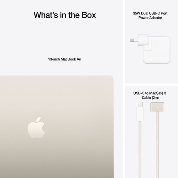 MacBook Air 13.6in - 512GB Starlight