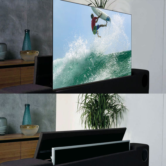 Galaxy TV Bed Queen Black Galaxy TV Bed Queen Black