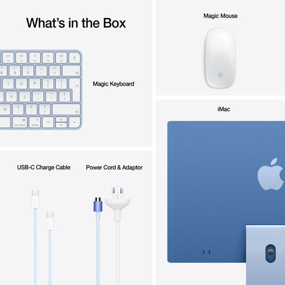 iMac 24in Retina 4.5K 256GB - Blue