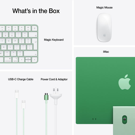 iMac 24in Retina 4.5K 256GB - Green