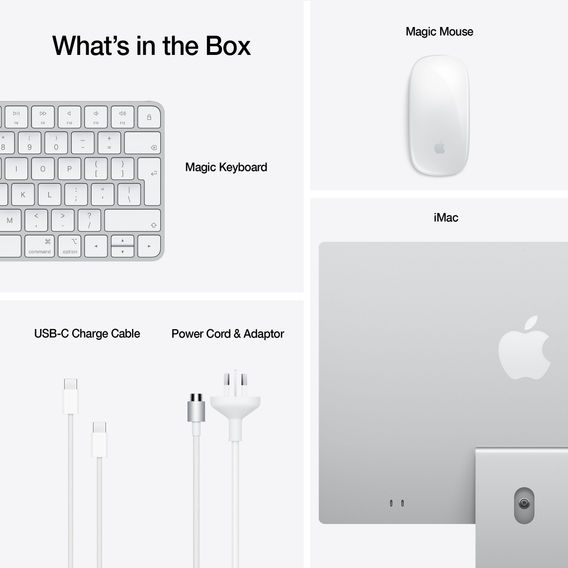 iMac 24in Retina 4.5K 256GB - Silver