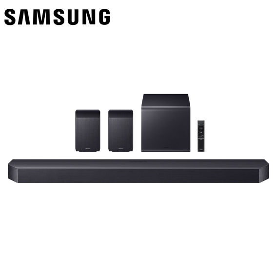 Samsung Q-Series Soundbar 11.1.4ch Subwoofer & Rear Speaker Samsung Q-Series Soundbar 11.1.4ch Subwoofer & Rear Speaker