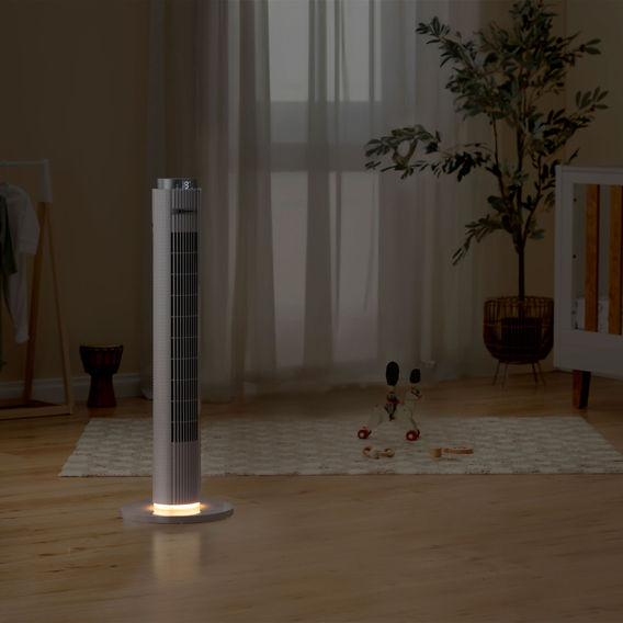 Dimplex 93cm Digital Tower Fan w/ Night Light Dimplex 93cm Digital Tower Fan w/ Night Light