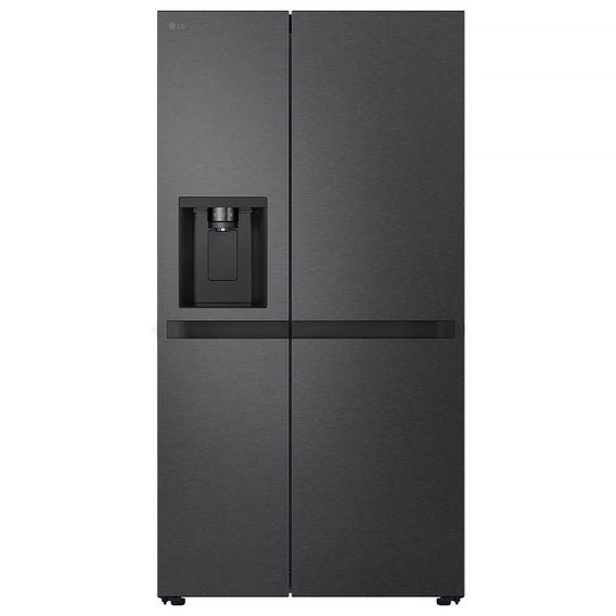 LG 641L Side by Side Fridge Matt Black