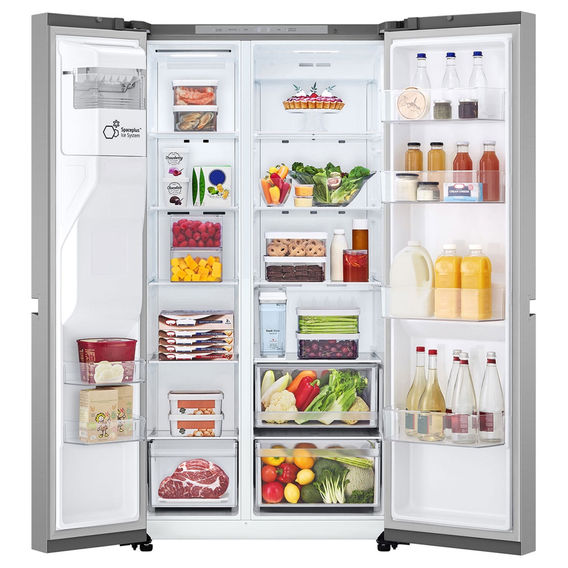 LG 641L Side by Side Fridge Stainless Steel LG 641L Side by Side Fridge Stainless Steel