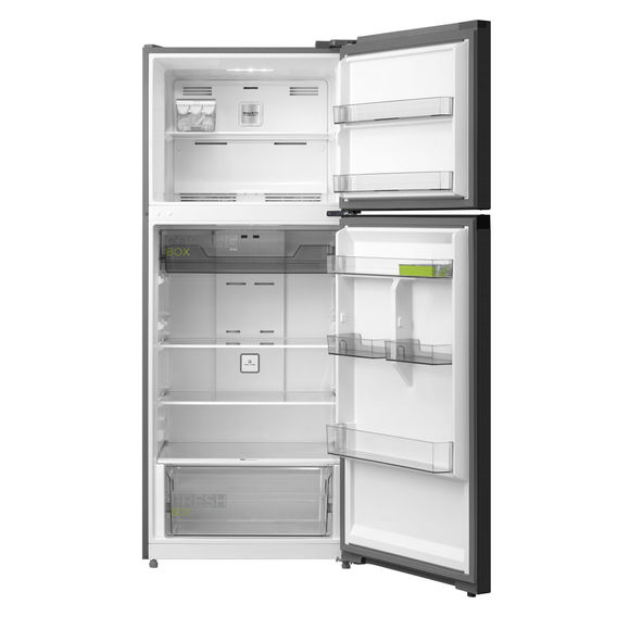 Midea 413L Top Mount Fridge | Dark Stainless