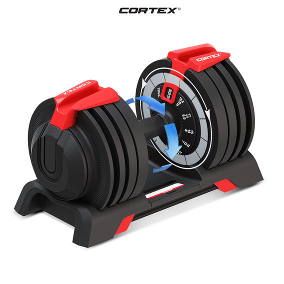 CORTEX Revolock V2 48kg Pair Set Adjustable Steel Dumbbell Barbell Kettlebell All-in-One CORTEX Revolock V2 48kg Pair Set Adjustable Steel Dumbbell Barbell Kettlebell All-in-One