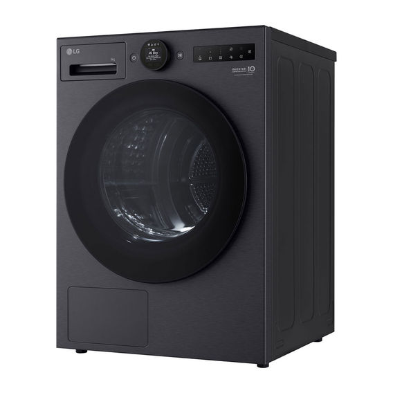 LG 9kg HEAT PUMP DRYER Matte Black LG 9kg HEAT PUMP DRYER Matte Black