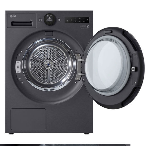 LG 9kg HEAT PUMP DRYER Matte Black