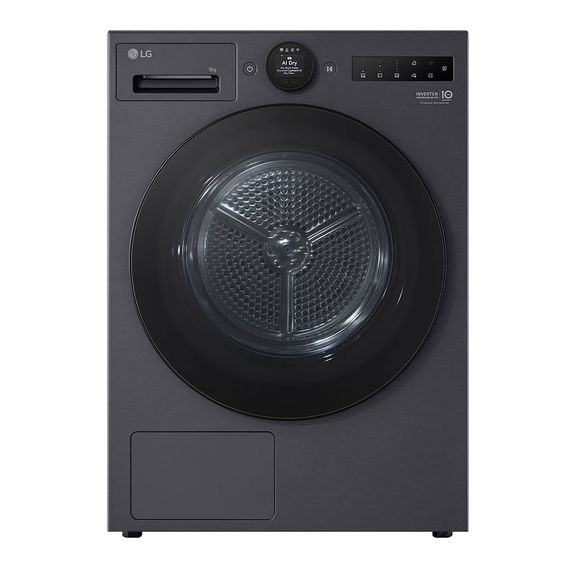LG 9kg HEAT PUMP DRYER Matte Black LG 9kg HEAT PUMP DRYER Matte Black