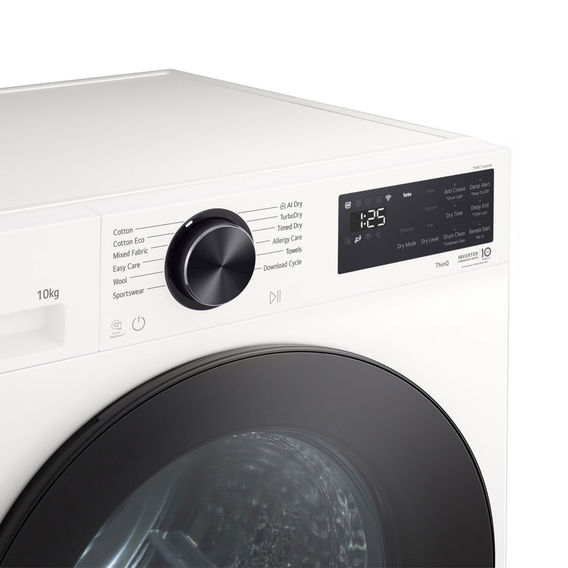 LG 10.0kg Heat Pump Dryer White LG 10.0kg Heat Pump Dryer White