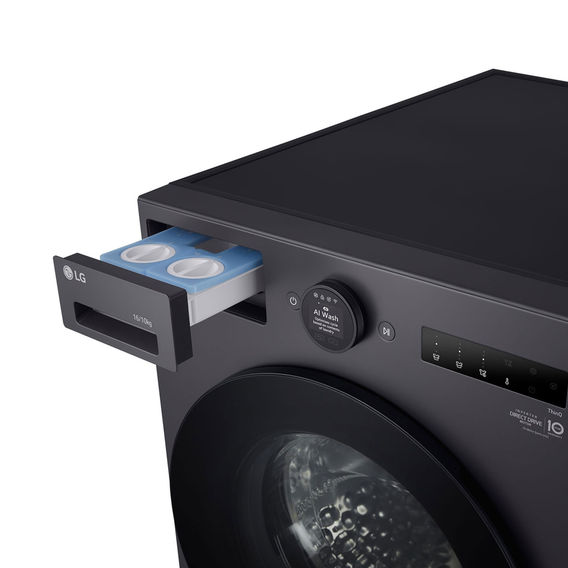 LG 16/10kg Front Load Washer Combo Graphite