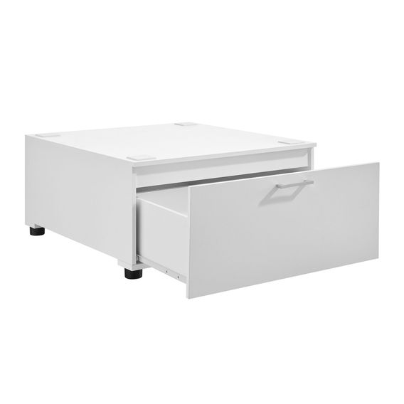 Ivy Under Washer Dryer Storage 1 Drawer White