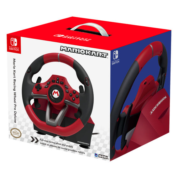 HORI Mario Kart Racing Wheel Pro Deluxe Bundle HORI Mario Kart Racing Wheel Pro Deluxe Bundle