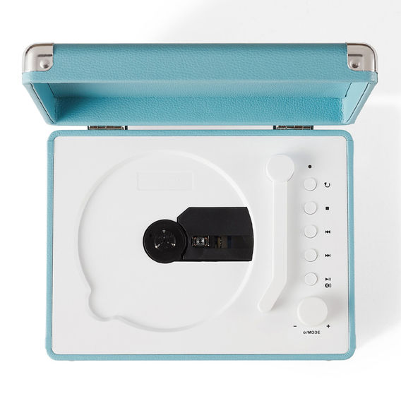 Crosley Portable Retro CD Player with Bluetooth - Blue Crosley Portable Retro CD Player with Bluetooth - Blue