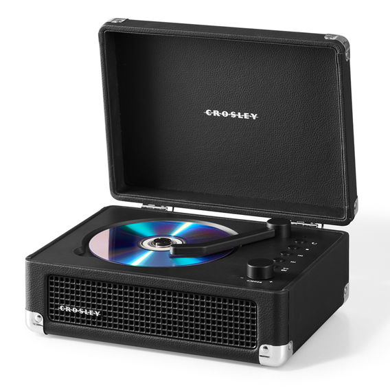 Crosley Portable Retro CD Player with Bluetooth - Black Crosley Portable Retro CD Player with Bluetooth - Black
