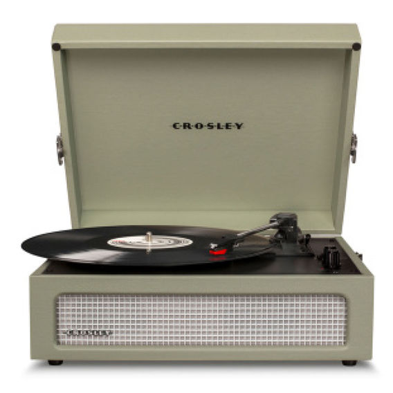 Crosley Voyager Bluetooth Portable Turntable - Sage Crosley Voyager Bluetooth Portable Turntable - Sage