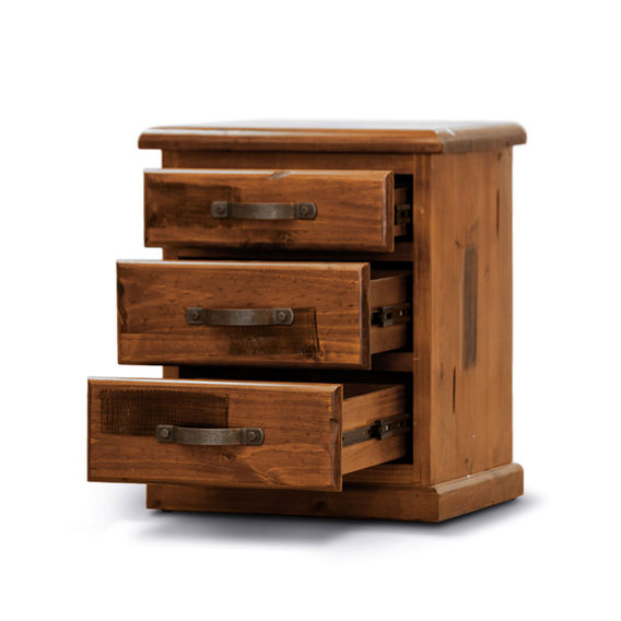 Jamaica Bedside 3 Drawer