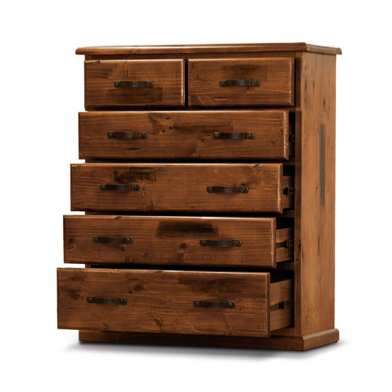 Jamaica Tallboy 6 Drawer