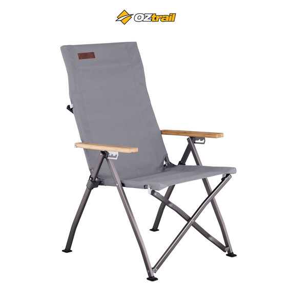 OZtrail Cape Series Recliner - Grey OZtrail Cape Series Recliner - Grey