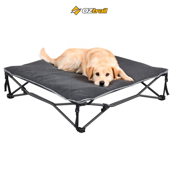 OZtrail Dog Bed & Fleece Topper Large OZtrail Dog Bed & Fleece Topper Large
