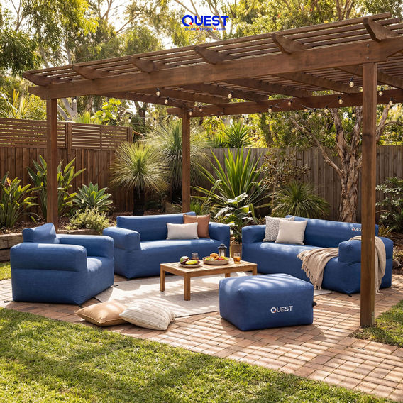 Quest Air Sofa 4 Seater - Navy Quest Air Sofa 4 Seater - Navy