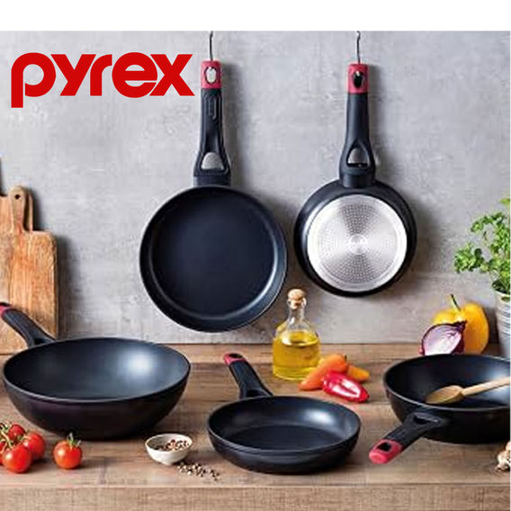 PYREX® Optima Induction 6 Piece Saucepan Set PYREX® Optima Induction 6 Piece Saucepan Set
