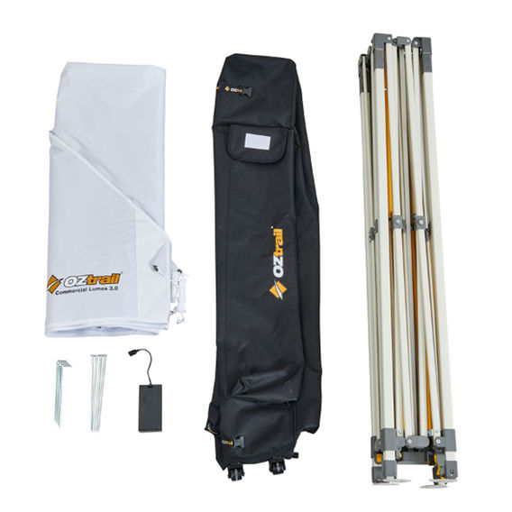 OZtrail Commercial Lumos 3.0 Gazebo - White