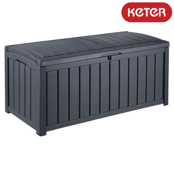 Keter Glenwood 390L Storage Box - Graphite