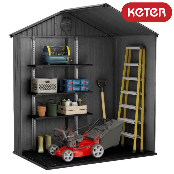 Keter Darwin 6x4' Garden Shed (1.9 x 1.2m) Keter Darwin 6x4' Garden Shed (1.9 x 1.2m)