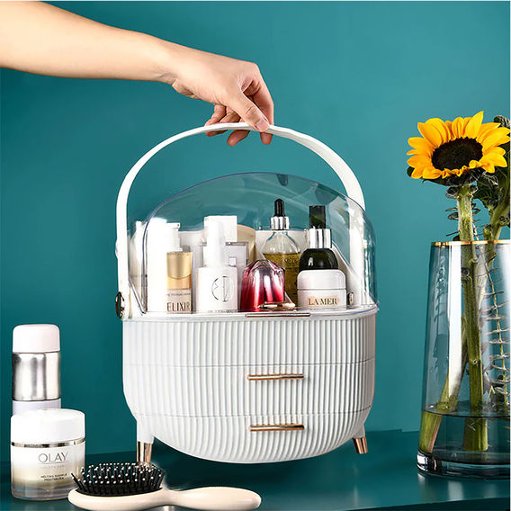 SOGA Cosmetic Jewellery Storage Organiser Set White SOGA Cosmetic Jewellery Storage Organiser Set White