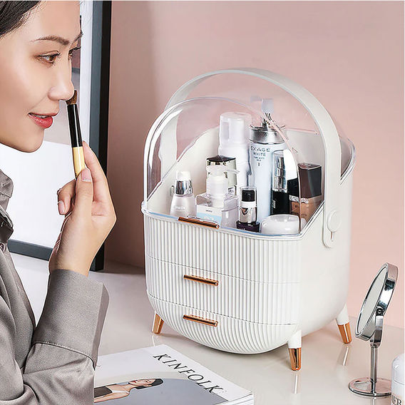 SOGA Cosmetic Jewellery Storage Organiser Set White SOGA Cosmetic Jewellery Storage Organiser Set White