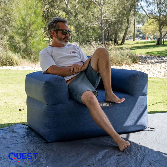Quest Air sofa 1 Seater - Navy