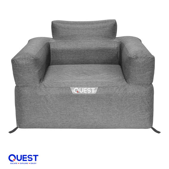Quest Air Sofa 3 Seater Bundle Charcoal