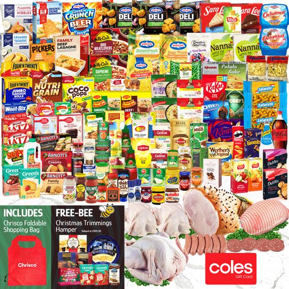 Mega Christmas with Freebee + $100 Coles Card