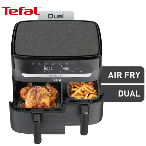 Tefal Dual Easy & Fryer Dual Air Fryer Tefal Dual Easy & Fryer Dual Air Fryer