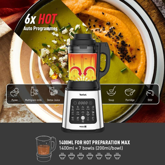 Tefal 'Perfect Mix' Hot & Cold Blender With Soup Function