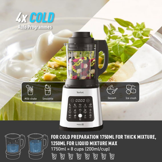 Tefal 'Perfect Mix' Hot & Cold Blender With Soup Function Tefal 'Perfect Mix' Hot & Cold Blender With Soup Function