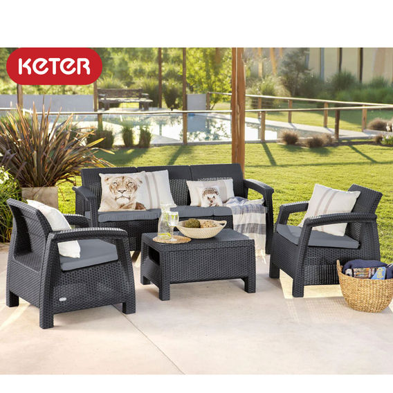 Keter Corfu 5 Seater Lounge Set Keter Corfu 5 Seater Lounge Set